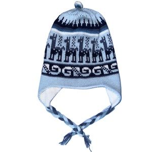 Alpaca Beanies Doble side Made in Peru